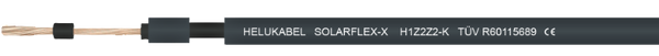 HELUKABEL SOLARFLEX®-X 1x10mm² H1Z2Z2-K black 500m