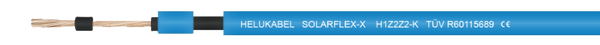 HELUKABEL SOLARFLEX®-X 1x4mm² H1Z2Z2-K blue 100m