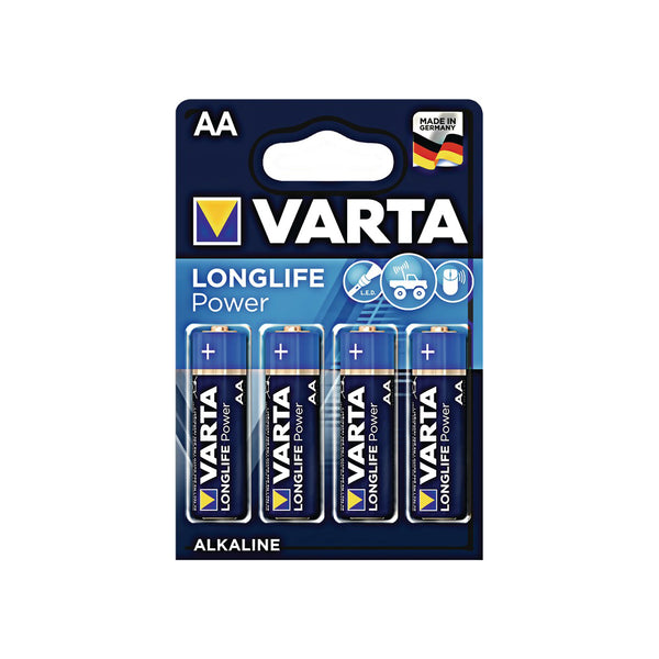 VARTA Longlife POWER Mignon AA 1,5V 2960 mAh 4er-Blister LR6